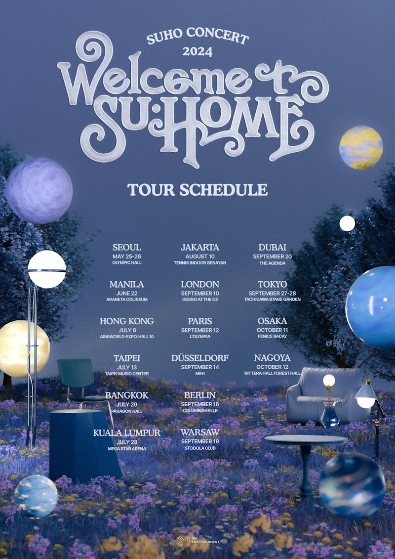 SUHO金俊勉“SU:Home”2024年世界巡演伦敦场