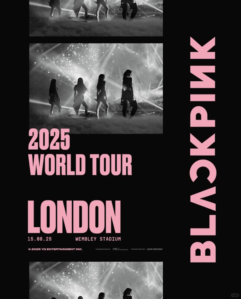 2025粉墨BlackPink英国演唱会
