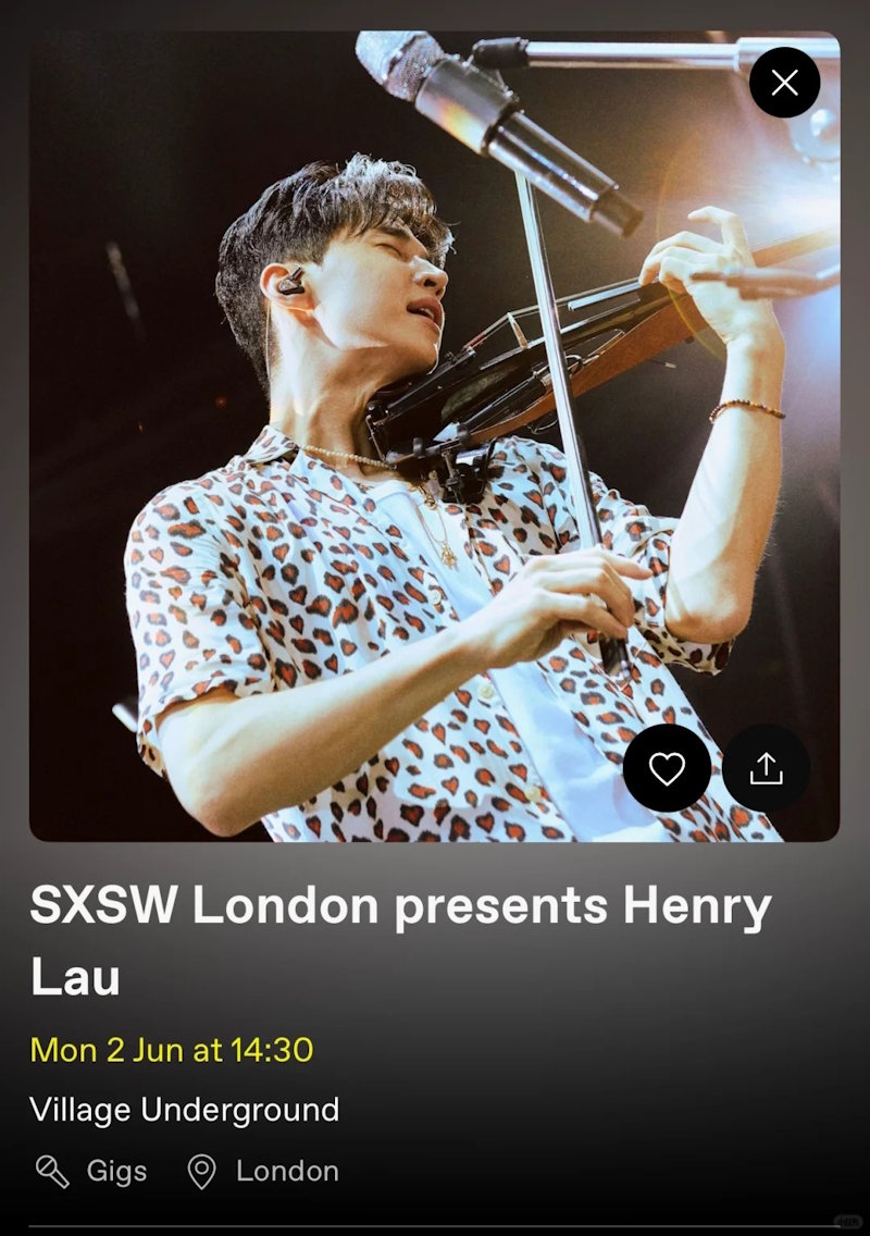 2025年Henry刘宪华英国伦敦演唱会