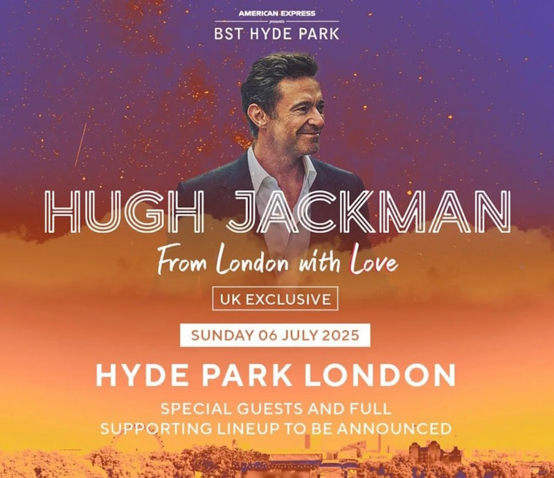 狼叔Hugh Jackman伦敦海德公园音乐节震撼献演!