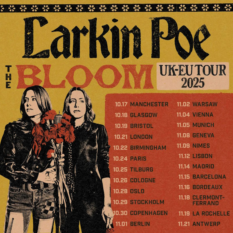 Larkin Poe英国巡演